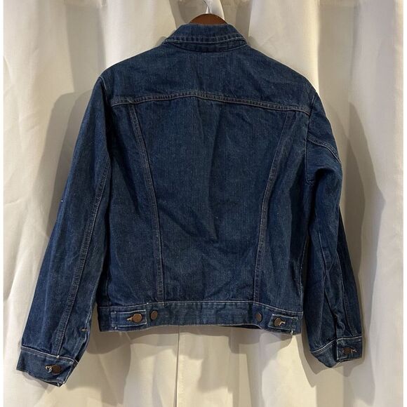 Vtg 70's Wrangler Denim Trucker Jacket USA Made Size 40 - Picture 3 of 4